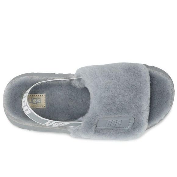 UGG Women's Disco Slide Slippers - Ash Fog 10M - Picture 3 of 4